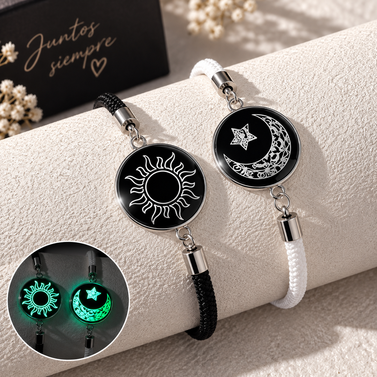 Pulseras Sol & Luna – Siempre Conectados.